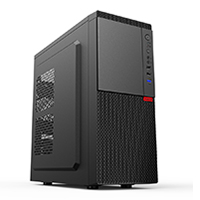 GABINETE MEDIA TORRE QUARONI ATX, MICRO ATX, MINI ITX/2USB 2.0 1USB 3.0/USB 3.0/FUENTE 500 W/NEGRO