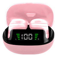 AUDIFONOS MINI INALAMBRICOS BLUETOOTH TWS PERFECT CHOICE TINY BEATZ - ROSA