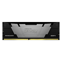 MEMORIA RAM KINGSTON DIMM DDR4 32GB 2X16GB 3200MT/S FURY RENEGADE BLACK XMP CL16 288PIN 1.35V C/DISIPADOR DE CALOR P/PC/GAMER/ALTO RENDIMIENTO KIT 2 KF432C16RB12K2/32