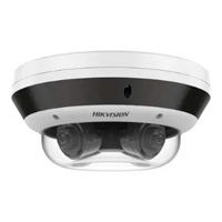 CAMARRA PANOVU SERIES HIKVISION DS-2CD6D54G1-IZS(B) VISTA PANORáMICA 360º / 4 LENTES MOT. 2.8 A 12 MM / 20 MEGAPIXEL EN TOTAL / DARKFIGHTER /EXTERIOR IP67 / IK10 / HI-POE / WDR / 30 MTS IR / MICROSD