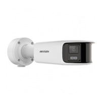 CAMARA BALA IP PANORAMICA HIKVISION DS-2CD3T87G2P-LSU/SL(C) 8 MEGAPIXEL / 180° / LENTE 4 MM / IMAGEN A COLOR 24/7 / POE / WDR 130° / IP67 / ACUSENSE / PROTECCIóN ACTIVA (LUZ ESTROBOSCóPICA Y ALARMA A