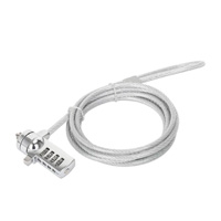 CANDADO LAPTOP /MANHATTAN/440448/COMBINACION 2.0M, 4 DIGITOS, PLATEADO