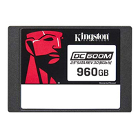 UNIDAD DE ESTADO SOLIDO SSD KINGSTON DC600M 960GB ENTERPRICE SATA 2.5 LECT.560/ESCR.470MBS PARA SERVIDOR SEDC600M/960G