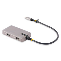 ADAPTADOR MULTIPUERTOS USB-C - DOCKING STATION USB STARTECH.COM TIPO C HDMI 4K60 - HUB CONCENTRADOR USB 3.0 DE 3 PUERTOS - ENTREGA DE ALIMENTACION PD 100W - GBE - WORKS WITH CHROMEBOOK