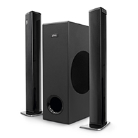 BARRA DE SONIDO DETACHABLE GHIA 2.1 CANALES/BLUETOOTH/USB/AUX/HDMI ARC/ OPTICO 100W RMS