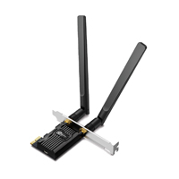 TARJETA DE RED PCIE | TP-LINK | ARCHER TX20E | WIFI 6 | AX1800 | BLUETHOOTH 5.2 | (5GHZ) 1201 MBPS | (2.4 GHZ) 574 MBPS