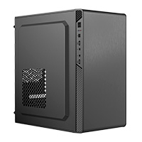 GABINETE ACTECK PERFORMANCE II GI215 / MINI TORRE / MICRO ATX, ITX / FUENTE DE PODER 500W INCLUIDA / FULL METAL / NEGRO / AC-935777