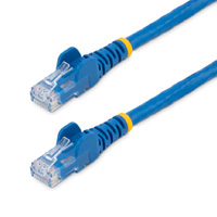 CABLE ETHERNET CAT 6 DE 1 METRO - LSZH - CABLE DE RED PATCH CAT6 UTP RJ45 POE DE 100W 10 GBE SIN ENGANCHES AZUL, ETL - STARTECH.COM MOD. N6LPATCH1MBL
