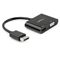 ADAPTADOR DE VIDEO DISPLAYPORT A HDMI VGA - DONGLE CONVERTIDOR DISPLAYPORT 1.2 HBR2 A HDMI 2.0 O VGA 1080P - STARTECH.COM MOD. DP2VGAHD20