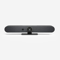 SISTEMA DE VIDEOCONFERENCIA LOGITECH RALLY BAR MINI ALL IN ONE 4K 30FPS ZOOM 4X HD IDEAL PARA SALAS PEQUEÑAS Y MEDIANAS GRAFITO