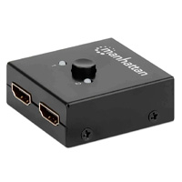 SWITCH HDMI,MANHATTAN,207850, 4K@60HZ, BIDIRECCIONAL 2:1