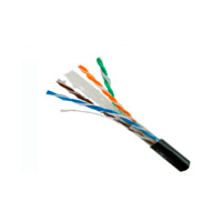 BOBINA DE CABLE UTP  SAXXON CAT6 100% COBRE CON GEL/ 305 METROS/ USO EXTERIOR/ COLOR NEGRO/ CUMPLE CON ESTANDARES: ISO/ IEC 11801 ED2; EIA/ TIA568/ IDEAL PARA CABLEADO DE REDES Y VIDEO/