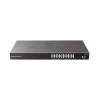 SWITCH GRANDSTREAM GWN7802 GIGABIT ADMINISTRABLE / 16 PUERTOS 10/100/1000 MBPS 4 PUERTOS SFP UPLINK / COMPATIBLE CON GWN CLOUD