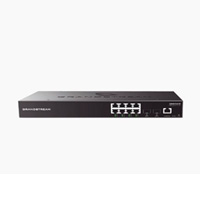 SWITCH GRANDSTREAM GWN7801 GIGABIT ADMINISTRABLE / 8 PUERTOS 10/100/1000 MBPS 2 PUERTOS SFP UPLINK / COMPATIBLE CON GWN CLOUD