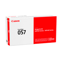 TONER CANON 057 NEGRO, RENDIMIENTO 3100 PAGINAS