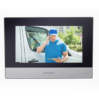 MONITOR IP WIFI TOUCH SCREEN 7 PARA VIDEOPORTERO IP HIKVISION DS-KH6320-WTE1 VIDEO EN VIVO / POE ESTANDAR / APERTURA REMOTA / LLAMADA ENTRE MONITORES / AUDIO DE DOS VIAS / POLICARBONATO