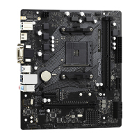 MB ASROCK A520M AMD AM4 / DDR4 4733 / 1 X PCIE 3.0 X16 / D-SUB / DVI-D / HDMI / 6 X USB 3.2 / GAMA BAJA