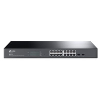 SWITCH TP-LINK TL-SG2218 ADMINISTRABLE GIGABIT DE 16 PUERTOS 2 RANURAS SFP SUSTITUYE A T2600G-18TS
