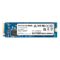UNIDAD DE ESTADO SOLIDO SYNOLOGY SSD M.2 2280 NVME SNV3410-400 GB PCIE GEN3 X4 LECT 3000MB/S ESCRIT 750MB/S, SOLO PARA EQUIPOS SYNOLOGY, PARA AUMENTO DE CACHE