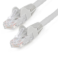 CABLE ETHERNET CAT 6 DE 2 METROS - LSZH - CABLE DE RED PATCH CAT6 UTP RJ45 POE DE 100W 10 GBE SIN ENGANCHES GRIS, ETL - STARTECH.COM MOD. N6LPATCH2MGR