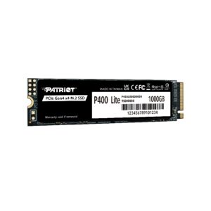 UNIDAD DE ESTADO SOLIDO INTERNO PATRIOT P400 LITE 1TB M.2 2280 NVME PCIE GEN 4X4 LECT.3500 ESCRIT. 2700 MBS PC LAPTOP MINIPC