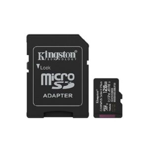 MEMORIA FLASH MICRO SD KINGSTON SDXC CANVAS SELECT PLUS 128GB 150MB/S UHS-I U1 V10 C/ADAPTADOR (SDCS3/128GB)