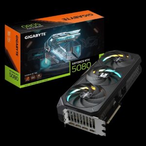 TARJETA DE VIDEO GIGABYTE GV-N5080GAMING OC-16GD / 16GB GDDR7 / PCI 5.0 / DP 2.1 / HDMI 2.1 / GAMA ALTA