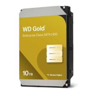 DISCO DURO INTERNO WD GOLD 10TB 3.5 ESCRITORIO SATA3 6GB/S 256MB 7200RPM 24X7 HOTPLUG NAS DVR NVR SERVER DATACENTER  WD103KRYZ