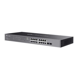 SWITCH | TP-LINK | SG2218P | 16 PUERTOS POE+ | 2 PUERTOS SFP  GIGABIT | OMADA SDN | IPV6 | MONTAJE EN RACK