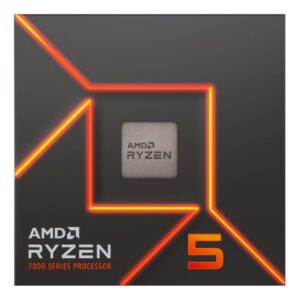 PROCESADOR AMD RYZEN 5 7600 S-AM5 7A GEN / 3.8 - 5.1 GHZ / CACHE 32MB / 6 NUCLEOS / CON GRAFICOS RADEON / CON DISIPADOR / GAMER MEDIO