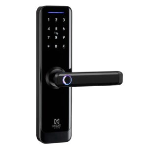 CERRADURA ELECTRONICA INTELIGENTE MIRATI INTERIOR Y EXTERIOR, HUELLA DIGITAL, LLAVE FSICA, TARJETA RF CONTROL DE ACCESO