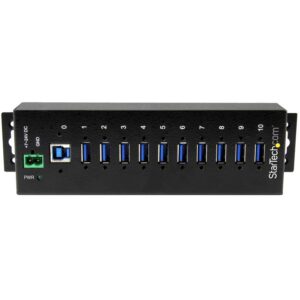 HUB CONCENTRADOR INDUSTRIAL USB 3.0 DE 10 PUERTOS - HUB CON PROTECCION DE DESCARGAS - STARTECH.COM MOD. ST1030USBM