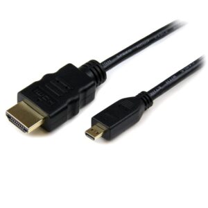 CABLE ADAPTADOR DE 1.8M HDMI A MICRO HDMI DE ALTA VELOCIDAD CON ETHERNET - MACHO A MACHO - STARTECH.COM MOD. HDMIADMM6