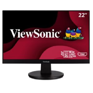 MONITOR VIEWSONIC, VA2247-MH, 1920 X 1080, FULL HD, 100HZ ACTUALIZACION, 5 MS , ALTAVOCES INTREGRADOS, HDMI, VGA, VESA, 3 AÑOS DE GARANTIA