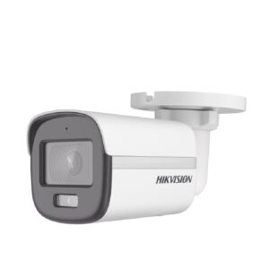 CAMARA BALA TURBOHD 3K 5 MP HIKVISION DS- 2CE10K0T-FS- LENTE 2.8 MM / MICROFONO INTEGRADO / IMAGEN A COLOR 2/7 / LUZ BLANCA 20 MTS / EXTERIOR IP 67 / DWDR / 4 TECNOLOGIAS