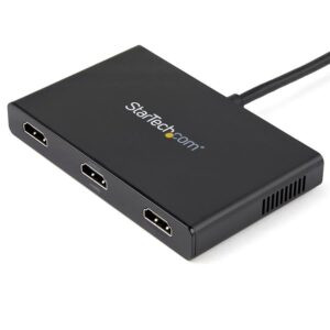 SPLITTER MULTIPLICADOR MST MINI DISPLAYPORT A 3 PUERTOS HDMI - HUB MST - ADAPTADOR MULTIMONITOR - CONCENTRADOR MST DISPLAYPORT 1.2 - 2X 4K 30HZ - 1X 1080P - WINDOWS - STARTECH.COM MOD. MSTMDP123HD