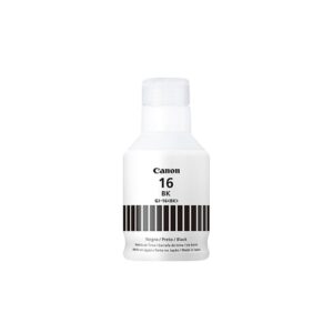 BOTELLA DE TINTA CANON GI-16 BK NEGRA, RENDIMIENTO 9000 PAGINAS