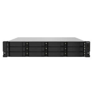 NAS QNAP TS-1232PXU-RP-4G /FUENTE REDUNDANTE/ 12 BAHIAS SATA HDD 3,5/RACK 2U/NUCLEO CUADRUPLE 1.7 GHZ/4GB DDR4 UDIMM HASTA 16GB/2 PTO 2,5 LAN GBE /2 PTO SFP 10 GBE/ USB 3.2 X4 /HOTSWAP/ NO INCLUYE D