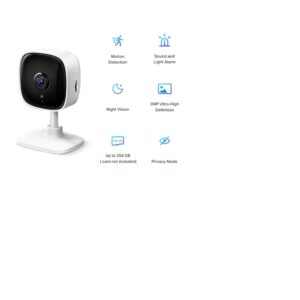 CAMARA IP TP-LINK TAPO C110 WIFI 3MP MICROSD 256GB VISION NOCTURNA AUDIO BIRIDECCIONAL