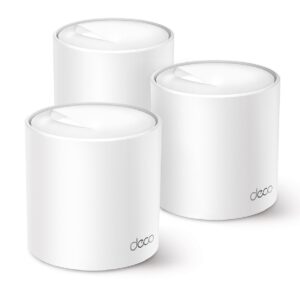 ROUTER TP-LINK DECO X553-PACK WIFI 6 AX3000 5GHZ 2402 MBPS 802.11AX. 2.4GHZ 574 MBPS 802.11AX 2X2 MU-MIMO SUSTITUYE A DECO P93-PACK