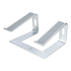 BASE DE ESCRITORIO PARA LAPTOP, SOPORTA 5KG, DE ALUMINIO, COLOR PLATA, BASE RISER ELEVADOR ERGONMICO PARA LAPTOP, PARA MACBOOK AIR/PRO, DELL XPS, LENOVO - STARTECH.COM MOD. LAPTOP-STAND-SILVER