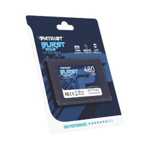 UNIDAD DE ESTADO SOLIDO INTERNO PATRIOT BURST ELITE 480GB 2.5 SATA LECT.450 ESCRIT.320 MBS 7MM PC LAPTOP MINIPC SIN BRACKET