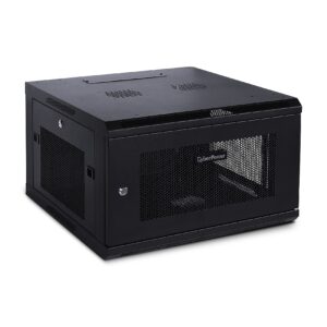 GABINETE DE MONTAJE EN PARED CYBERPOWER (CR6U61001) 6U, NEGRO, CAPACIDAD DE CARGA DE 60 KG. GARANTÍA DE 5 AÑOS.