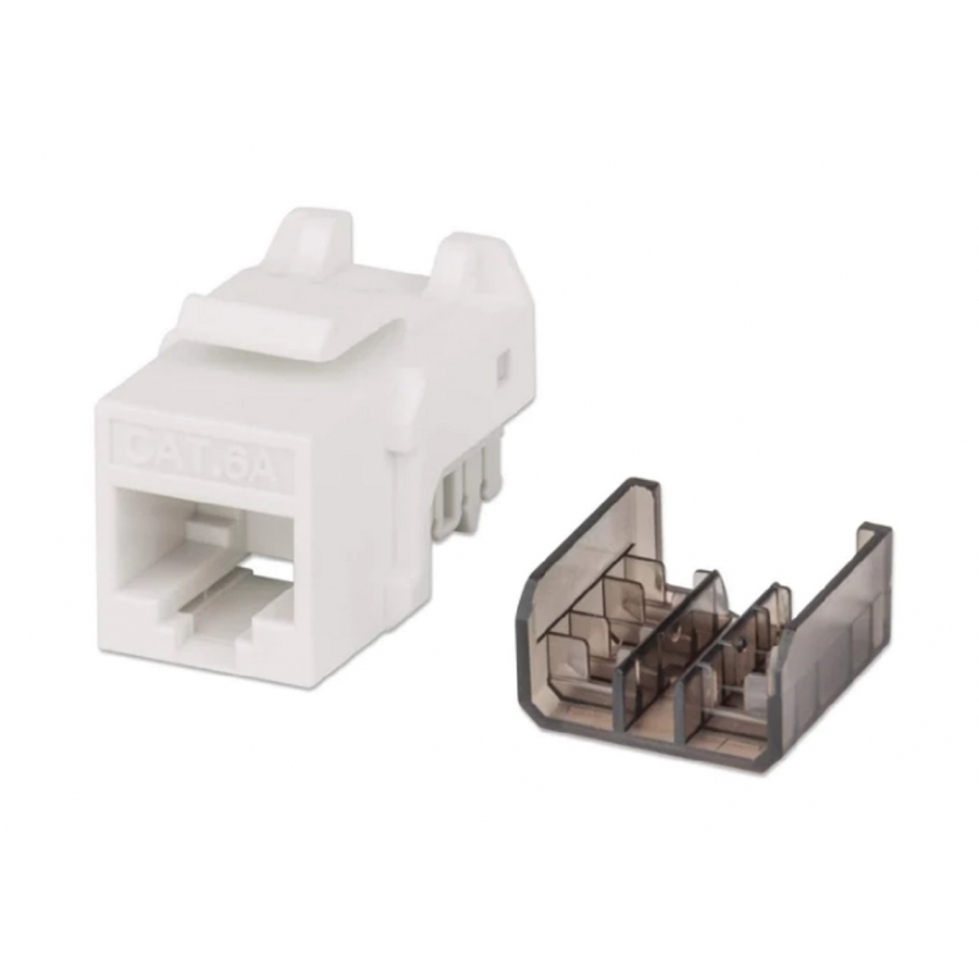 JACK,INTELLINET,772358, CAT 6A DE IMPACTO (KEYSTONE) BLANCO - Imagen 2