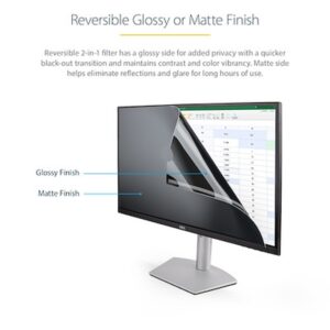 FILTRO DE PRIVACIDAD PARA MONITOR DE 19 PULGADAS - PANTALLA DE PRIVACIDAD PARA REDUCIR LUZ AZUL DE PANTALLA ANCHA 16:10 - MATE/BRILLANTE - ÁNGULO +/-30 GRADOS - STARTECH.COM MOD. PRIVACY-SCREEN-19M