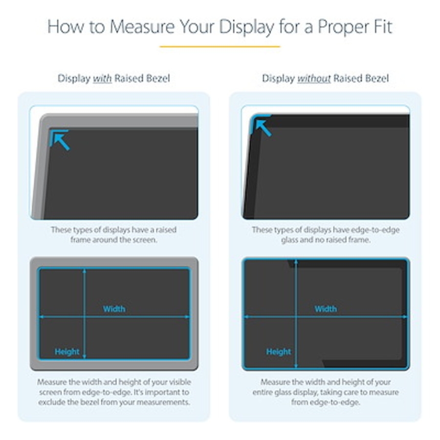 FILTRO DE PRIVACIDAD PARA MONITOR DE 19 PULGADAS - PANTALLA DE PRIVACIDAD PARA REDUCIR LUZ AZUL DE PANTALLA ANCHA 16:10 - MATE/BRILLANTE - ÁNGULO +/-30 GRADOS - STARTECH.COM MOD. PRIVACY-SCREEN-19M - Imagen 2