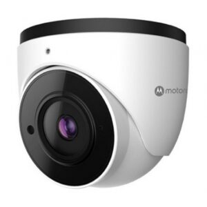CAMARA IP MOTOROLA MTIDM045701 / DOMO METAL / LENTE FIJO / 5MP / IK10 / IP67 / ONVIF / POE / DNR 3D , WDR DIGITAL , HLC , BLC , DESEMPAÑADOR / IR 40 M / CYBERSEGURIDAD GDRP