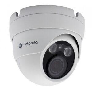 CAMARA IP MOTOROLA MTIDM045721 / DOMO METAL / VARIFOCAL MOTORIZADA / 5MP / ICR, DIA-NOCHE / IP66 / ONVIF / POE / DNR 2D-3D , WDR DIGITAL , BLC , HLC , DESEMPAÑADOR / IR 40M / CYBERSEGURIDAD GDRP