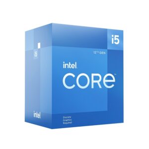 PROCESADOR INTEL CORE I5-12400F S-1700 12A GEN /2.5 - 4.4 GHZ /CACHE 18MB /6 CORES /SIN GRAFICOS /CON DISIPADOR /COMPUTO MEDIO IPA