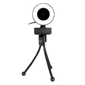 CAMARA WEB BALAM RUSH STELAR CW750 /USB/ CON LUZ LED/ MICROFONO INTEGRADO/NEGRO / BR-932974